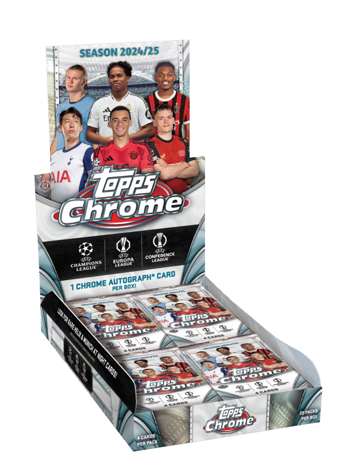 2024-25 Topps Chrome® UEFA Club Competitions - Hobby Box