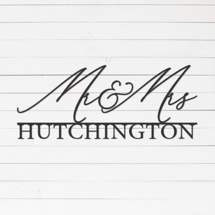 Personalized Mr and Mrs Sign | Wedding Sign | Wedding Decor | Wedding Gift | Anniversary Gift | Wall Decor | Metal Sign | Rustic Wedding